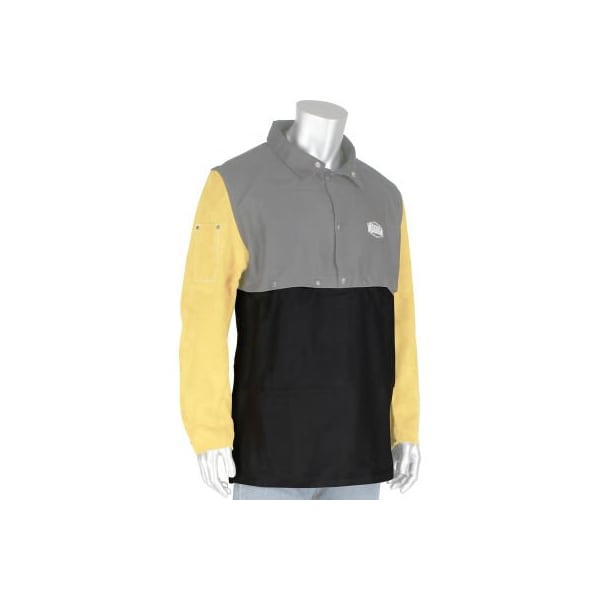 Pip Ironcat FR Cotton Apron w/ Black Anodized Snap, Dark Brown, M 8052/M - main